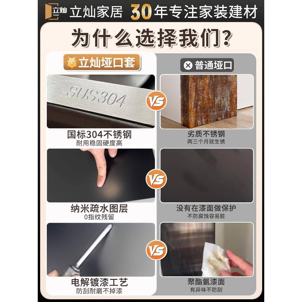 不锈钢垭口门套包边门框一体成型窗户套阳台客厅厨房入户门铝合金