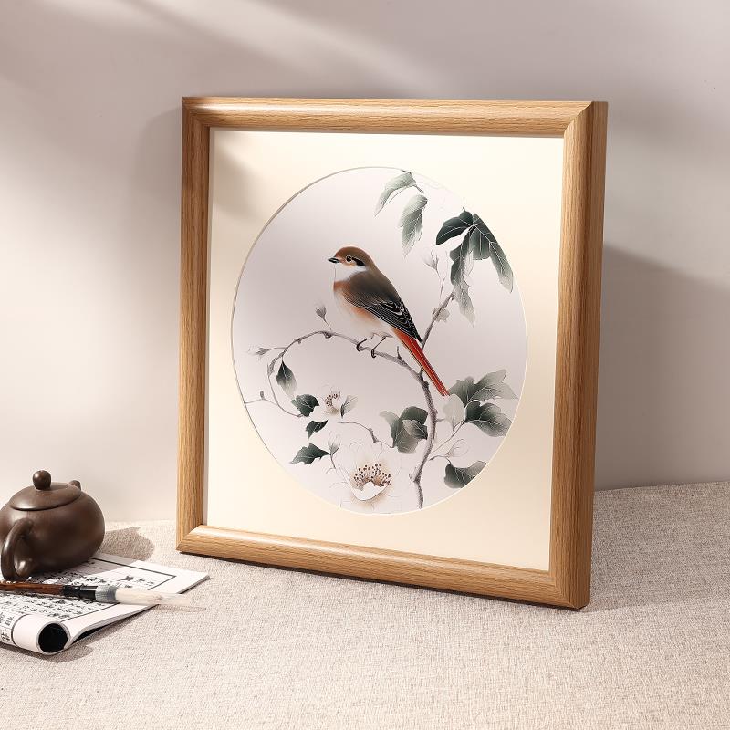 实木相框大相框照片书画书法安装8K4K儿童矩形海报简单定制壁挂