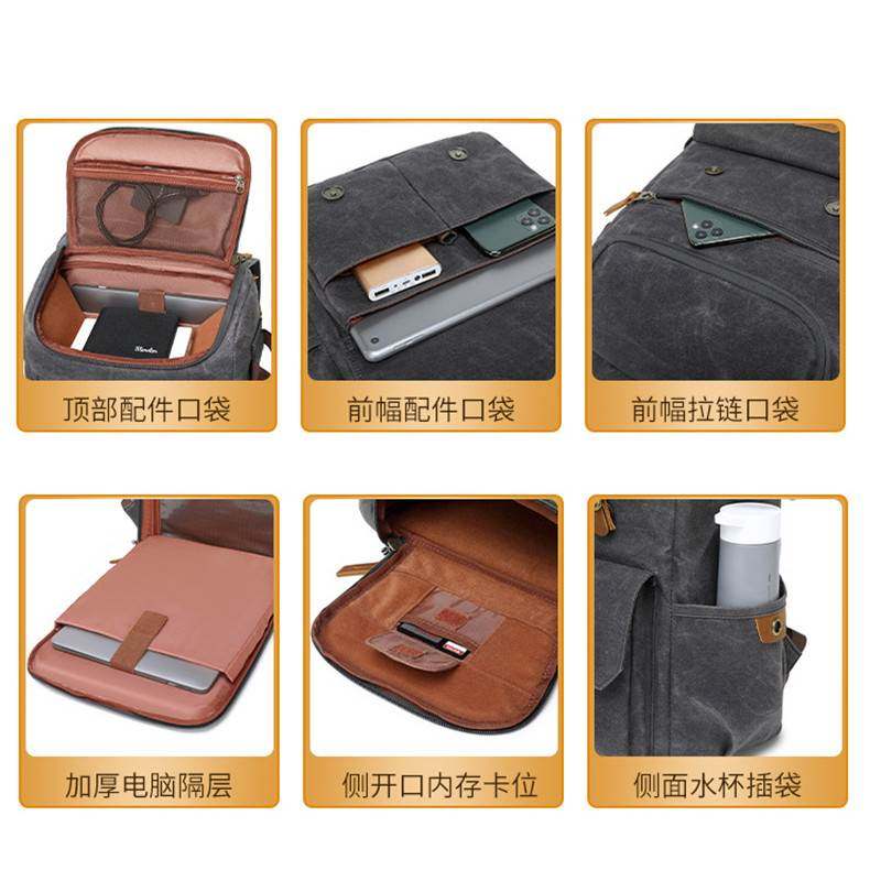 国家地理摄影包双肩包防水男款无人机电脑大容量背包专业相机包女