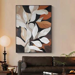 中古风客厅装饰画 画法式覆古单幅沙发背景墙落地画 画高级感玄关