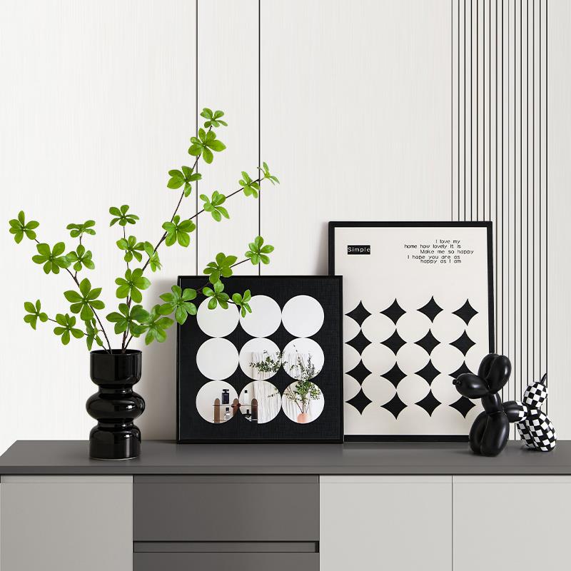 现代极简风桌面装饰画摆件家居软装玄关客厅电视柜高级感小众摆台