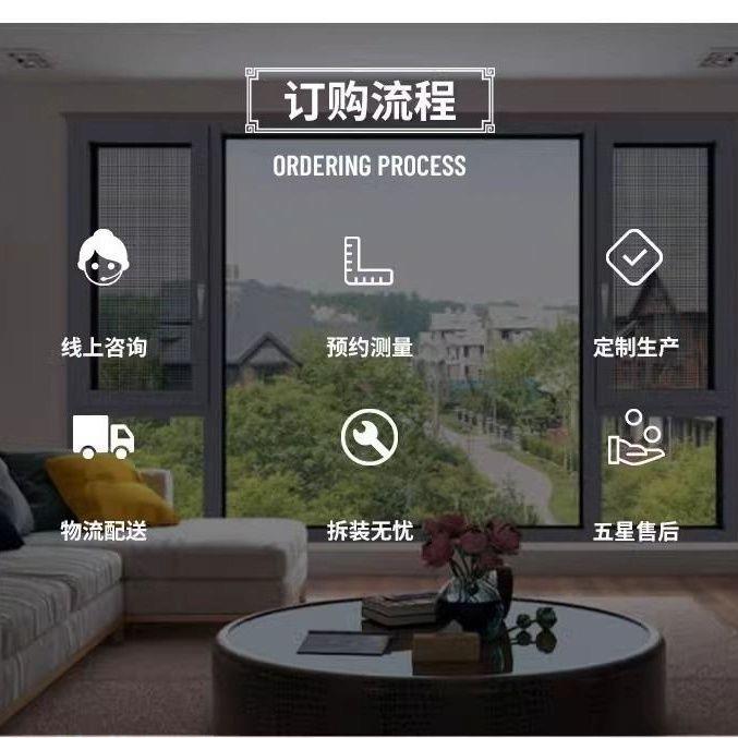 深港断桥铝合金门窗隔音降噪窗户平开 推拉落地窗封阳台断桥铝定