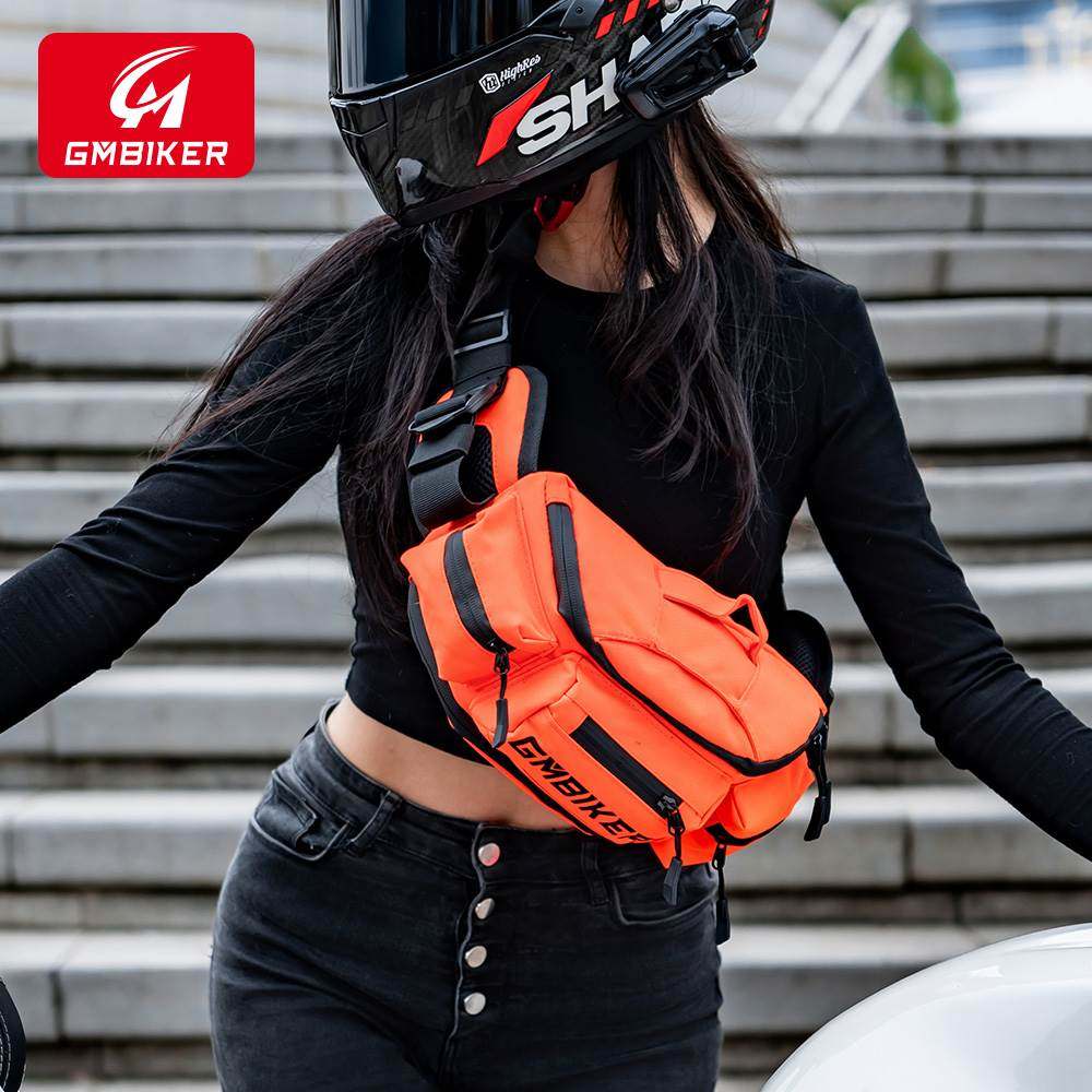 男女摩托车腰包骑行装备机车长途摩旅通勤休闲防水收纳骑士斜挎包