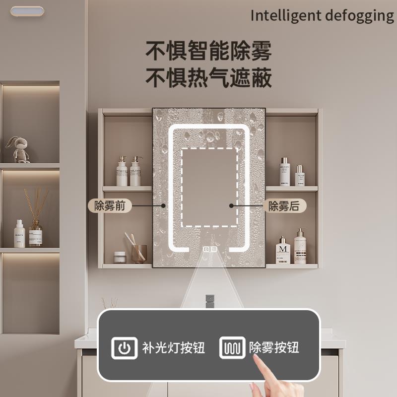 蜂窝铝浴室柜一体陶瓷盆定制55/63/65/75/78/83/85/95/98cm洗脸盆
