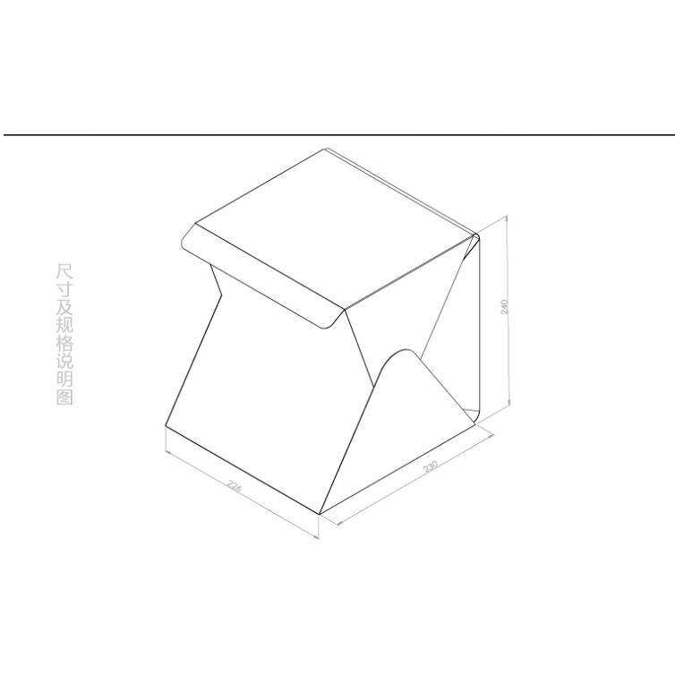 迷你摄影棚小型柔光箱设备产品拍摄灯箱微型淘宝简易套装拍照道具