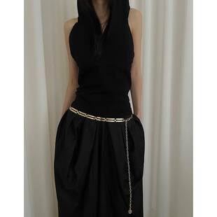 高级感腰链女款金属 ins风链条配连衣裙子腰带收腰细腰时尚百搭潮