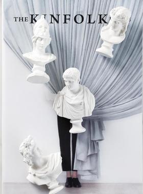 北欧人物摆件素描复古工艺品家居客厅桌面书桌装饰迷你艺术摆件