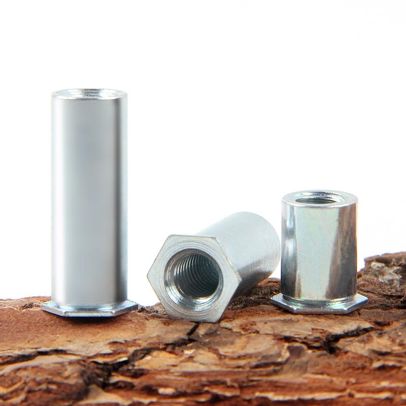 通孔全牙压铆螺柱压铆螺母柱SO/SOO-3.5M4*4-5-6-7-8-9~25底孔7.2