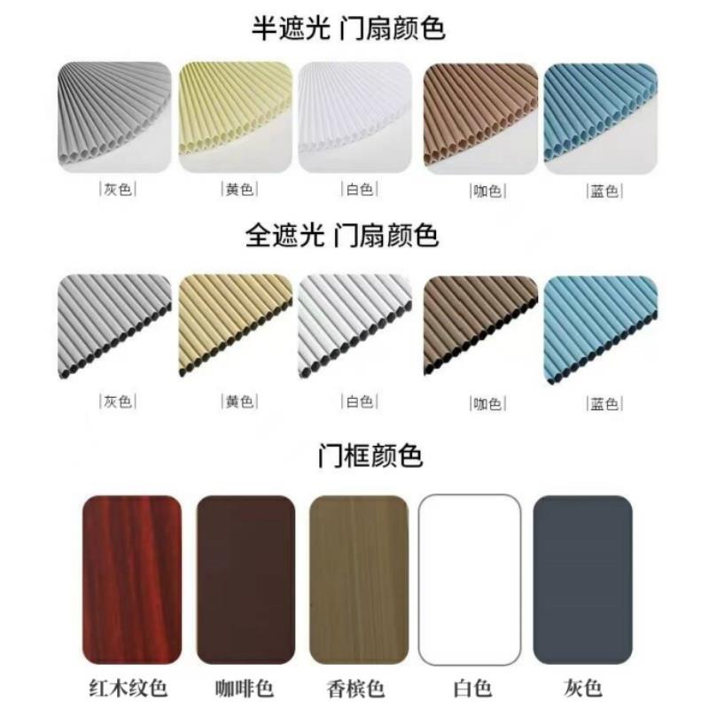 上下拉蜂巢门隔断门家用衣柜厕所卷帘门防水拉门厨卫折叠门百叶门