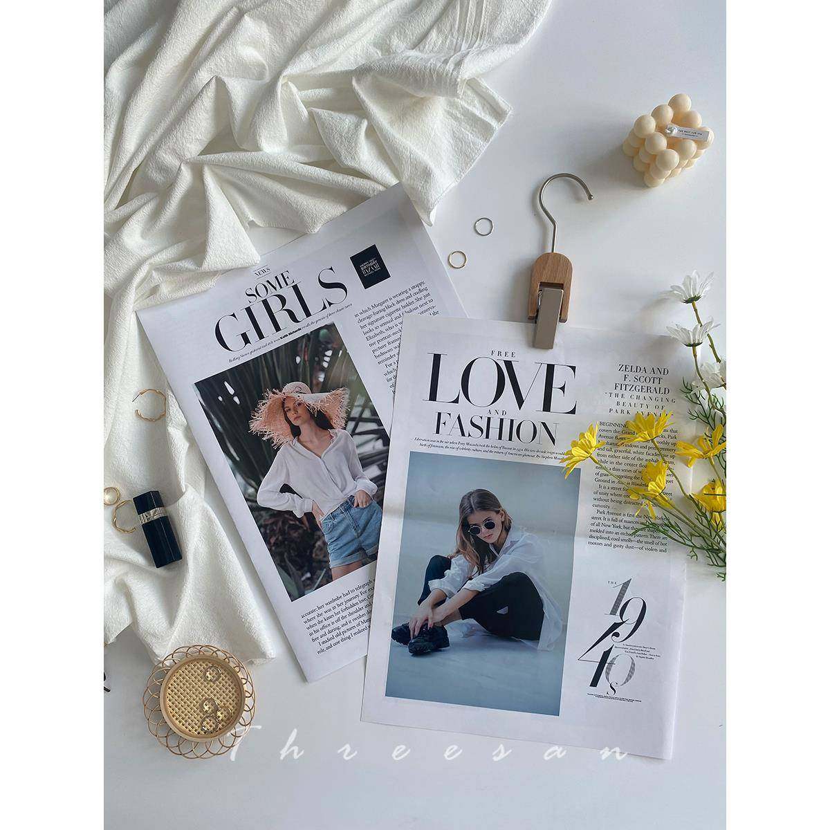 覆古风格的英语卡片照片道具装饰流行人物装饰图片摄影道具背景布局