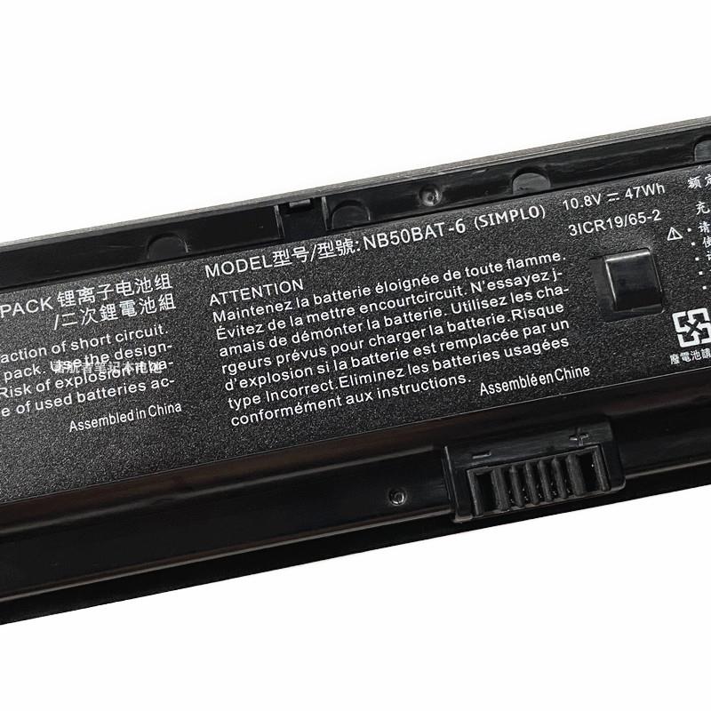 适用神舟战神ZX6-CP5S/CP5S1/CT5DA/CT5A2/CP5T电脑电池NB50BAT-6