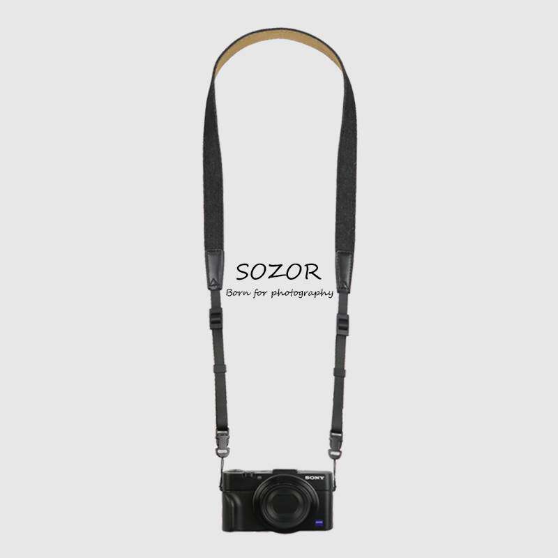 无反光镜相机肩带可爱无反光镜减压带覆古文学棉布牛仔织带卡机挂绳