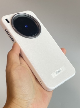 普源西适用vivox300pro文艺风白色男女手机壳x300磨砂手感优甲素皮保护套全包防摔PC硬壳防指纹OPPOfindx9pro