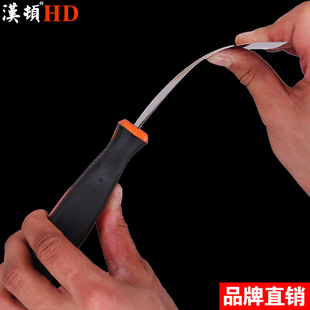 汉顿不锈钢油灰刀铲刀清洁刀刮腻子刀抹泥刀劈刀批灰刀抹刀加厚型