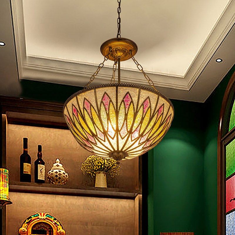 东南亚铁艺琉璃复古灯具异域咖啡厅酒店民宿酒吧会所装饰吊灯,家装灯饰光源,酒店/宴会厅/餐饮吊灯,淘宝优惠券,粉丝福利购,淘宝优惠卷