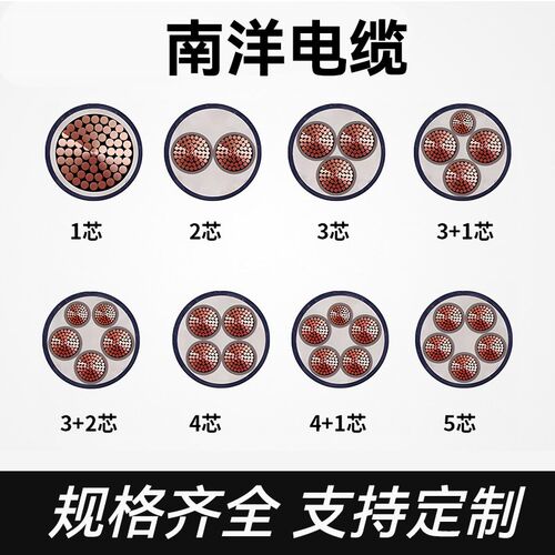 南洋电缆J铜电缆线         平低压