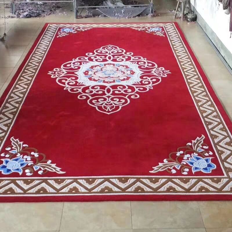 会客厅整屋羊毛地毯宾馆酒店办公会议室接待满铺商用整卷定制尺寸