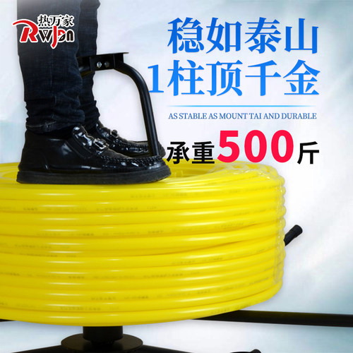 地暖放管器地暖管支架加厚加强阻尼轴承架子铺管盘管器铺地暖工具