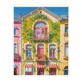 宫崎骏春日记忆基础数字油画手绘油彩画丙烯填充家居装 饰画