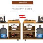 小茶几现代方形桌小户型泡茶台沙发边柜茶车迷你水桶柜子