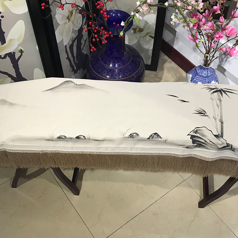 私人定制手绘经典古筝罩防尘白色加厚棉麻翠竹古筝罩,乐器/吉他/钢琴/配件,乐器罩,淘宝优惠券,粉丝福利购,淘宝优惠卷