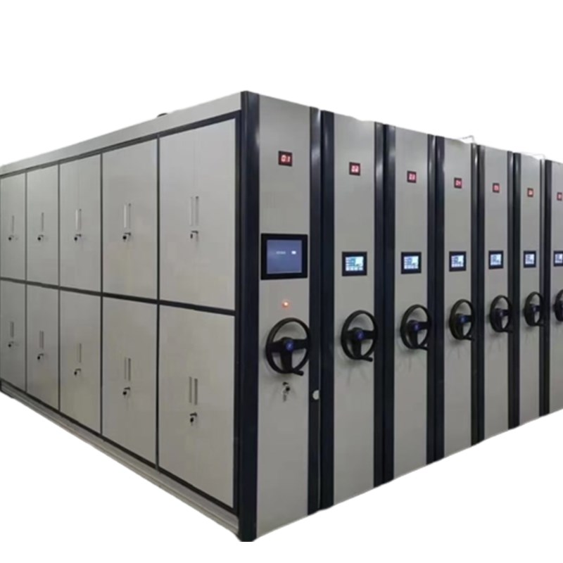 智能RFID密集柜档案柜凭证文件柜智慧档案室电动手摇密集架