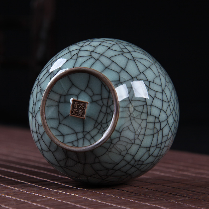 龙泉御茗青瓷文房四宝摆件砚滴水孟书法书画用品陶瓷墨滴水滴