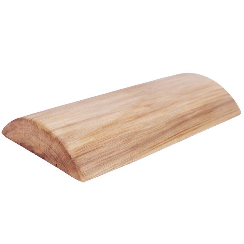 杜仲林天然樟木腰枕 腰垫腰靠护腰木枕硬枕木枕头保健腰部香樟木