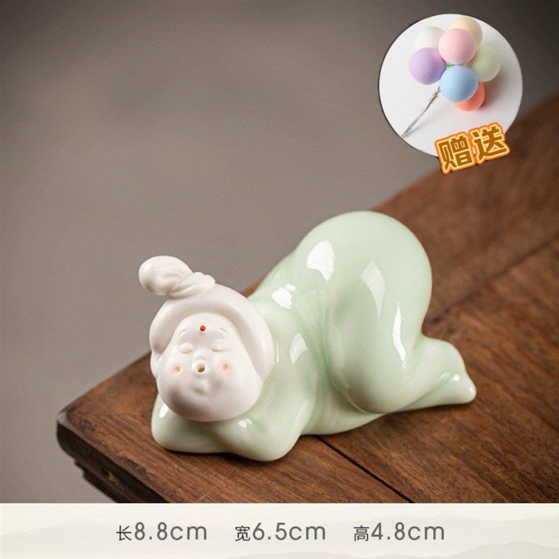 创意仕女宫娥茶宠精品笔搁置茶具茶玩茶道爱家居装饰工艺品,家居饰品,桌面摆件,淘宝优惠券,粉丝福利购,淘宝优惠卷