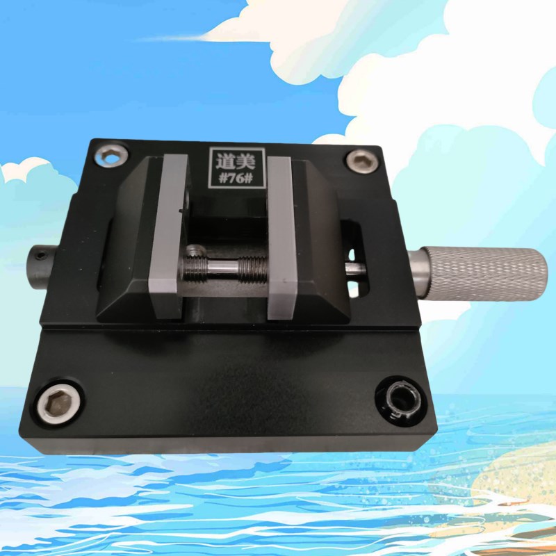 4mm显微薄片夹紧装置76号大开口精密平口钳 线切割维氏硬度计夹具