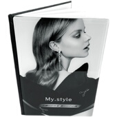 定制理发店活页水晶价格表美发院美甲美睫面杂志价目表