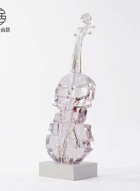 雕塑落地艺术品酒店会所音乐餐吧样板房现代装饰品