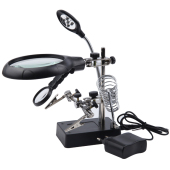 圣创倍台式 件工作台灯老阅读扩 带灯放大镜手用钟表板焊接锡电子元