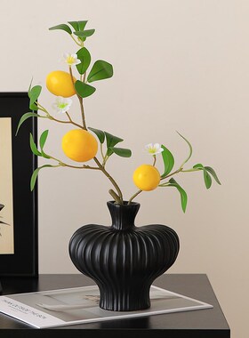 仿真柠檬假仿真摆设客厅电视柜餐桌装饰品桌面艺瓶小