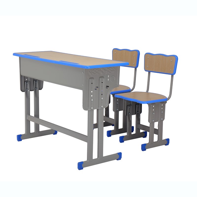 小学生人课桌椅培训班儿童升降课桌凳装培训班学校靠背课桌
