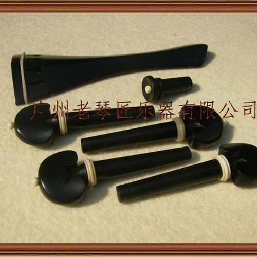 老琴匠 乌木牛骨豆弦轴弦钮拉线板尾钉