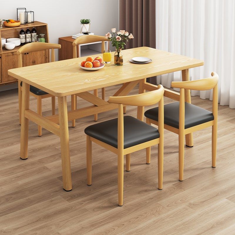 餐桌家用小户型现代吃饭桌子出租房用长方形餐饮饭桌商用桌椅,住宅家具,板木餐桌,淘宝优惠券,粉丝福利购,淘宝优惠卷