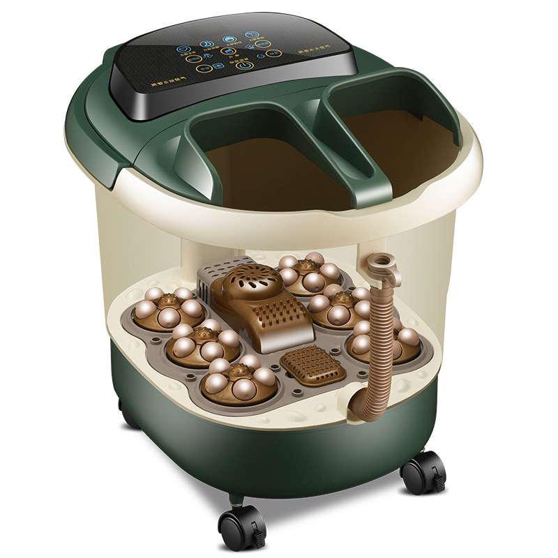 充电泡脚盆泡脚桶足浴盆全自动加热恒温洗脚盆家用电动按摩熏蒸泡