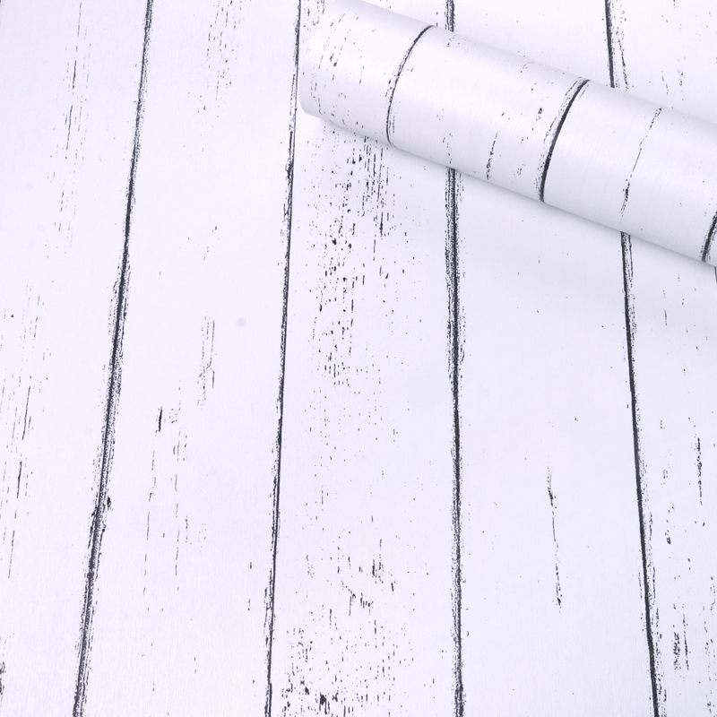 90厘米宽PVC墙纸自粘 10米砖块木纹温馨卧室宿舍壁纸 自贴墙贴画