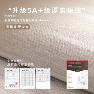 粉色爱心规则地毯梳妆台书房读书角地垫防水擦免洗圆形床边毯