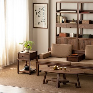 有堂沙发边几边柜小茶几小桌子实木小边几茶柜