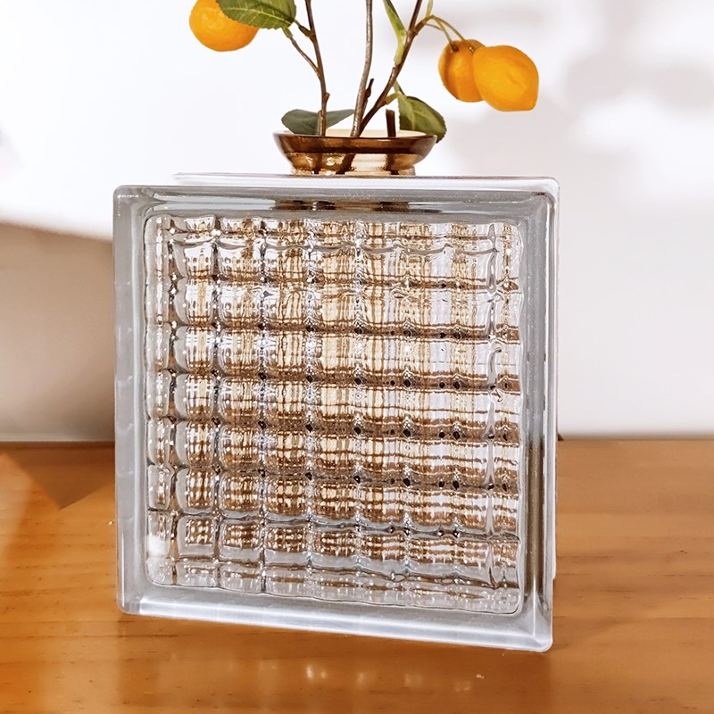 印尼进口超白不透明方形透光水晶纹空心玻M璃砖隔断墙水晶砖卫生