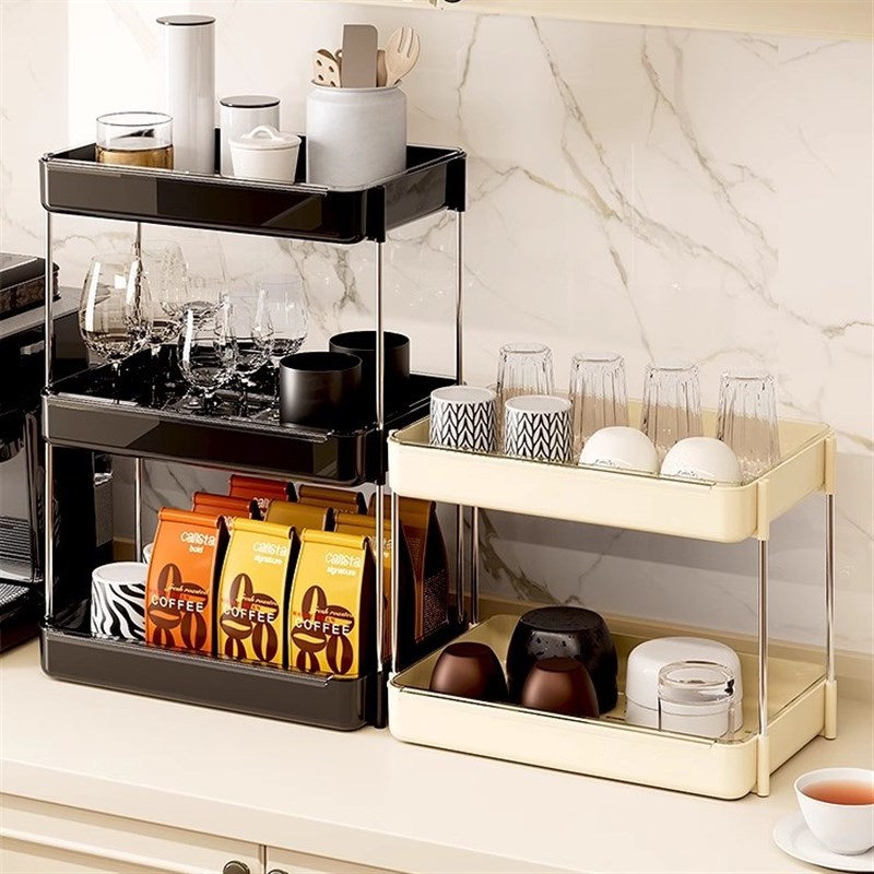 酒杯咖啡杯子g收纳架桌面水杯茶杯置物架咖啡机旁杯子沥水架放置