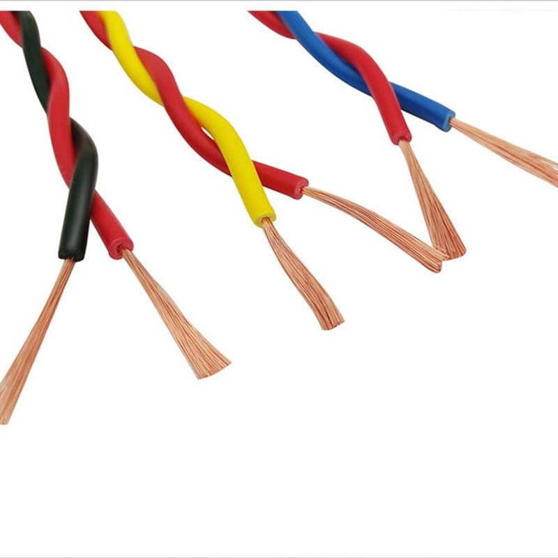 R】纯紫铜软电线R2* 绞电线2芯平方 米