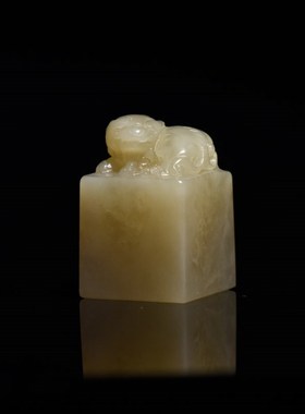 西泠印社巴林石方章礼盒印章藏书篆刻石材精装盒装随机