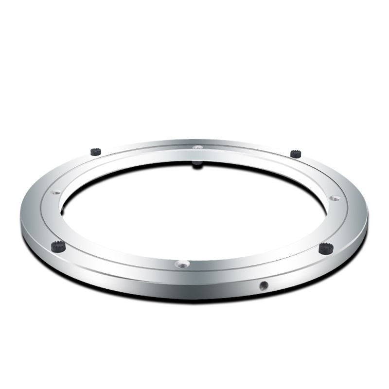 餐桌转盘轴承转盘铝合金圆桌转盘万向转盘玻璃转盘底座00mm