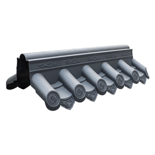 特厚面瓦2.9公斤树脂面一体纹围墙瓦大波仿古院墙加厚墙帽