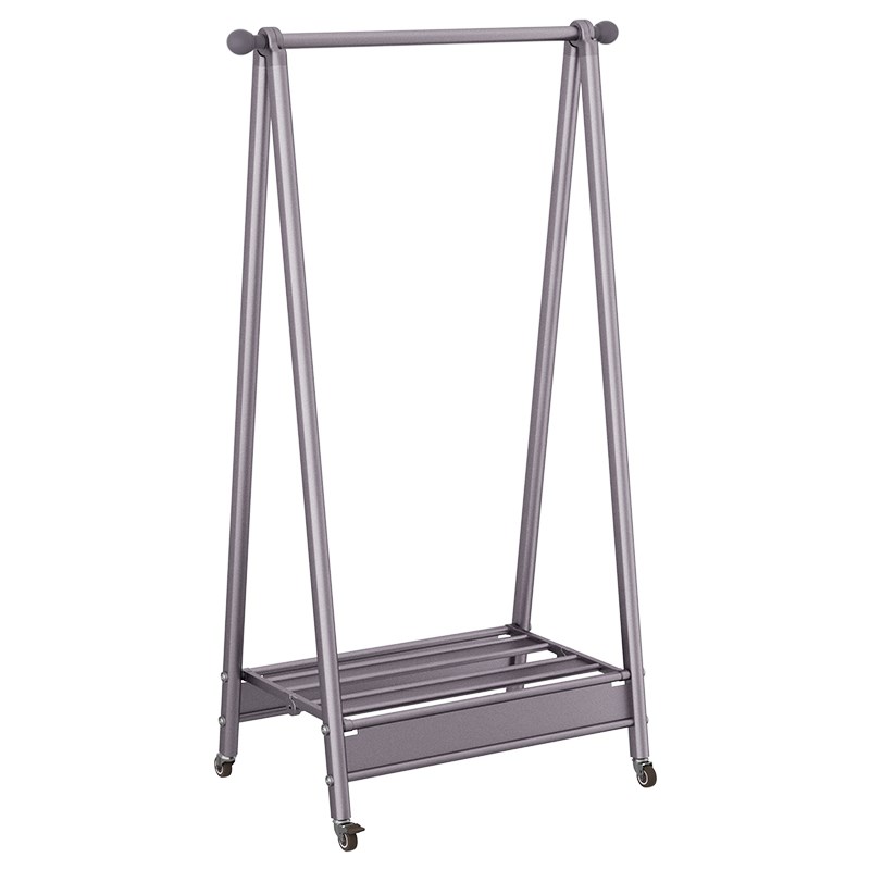 卧室挂衣架家用可衣架落地加厚加粗单杆晾衣架室内衣帽架