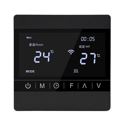 原装数字显示智能水电地暖温控器控制关恒温遥控家商用有线