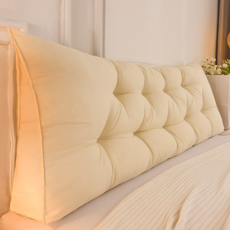 三角床头靠垫遮丑护腰久坐神器卧室靠枕床上玩手T机软包宿舍靠背